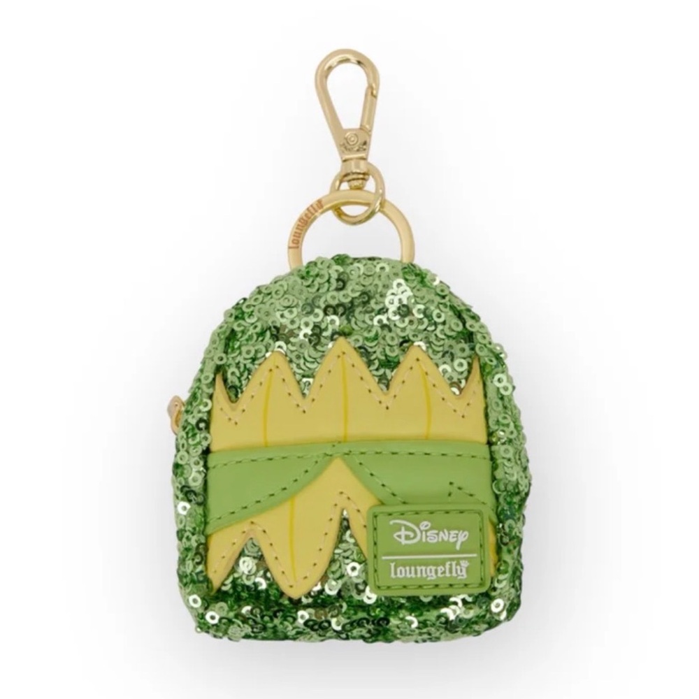 Disney Princess Exclusive Sequin Mystery Mini Backpack Keychain Charm **TIANA**